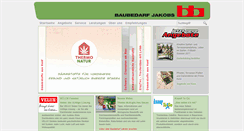 Desktop Screenshot of baubedarf-jakobs.de